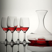 6 unleaded crystal glass wine glasses household goblet wine glass set wine set