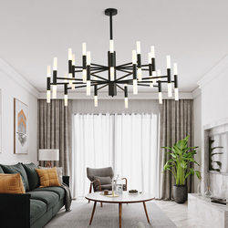 Nordic post-modern creative chandelier modern living room master bedroom dining room personalized warm home star lamps