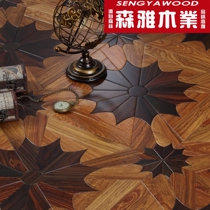 Ya Huali new flat mouth parquet floor multi-layer solid wood composite floor geothermal floor heating wood floor