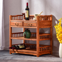 Red Wood Tea Table New Chinese Style Hedgehog Purple Sandalwood Dining Side Cabinet Multifunction Solid Wood Lockers Flowers Pear Wood Tea Water Cabinet Home