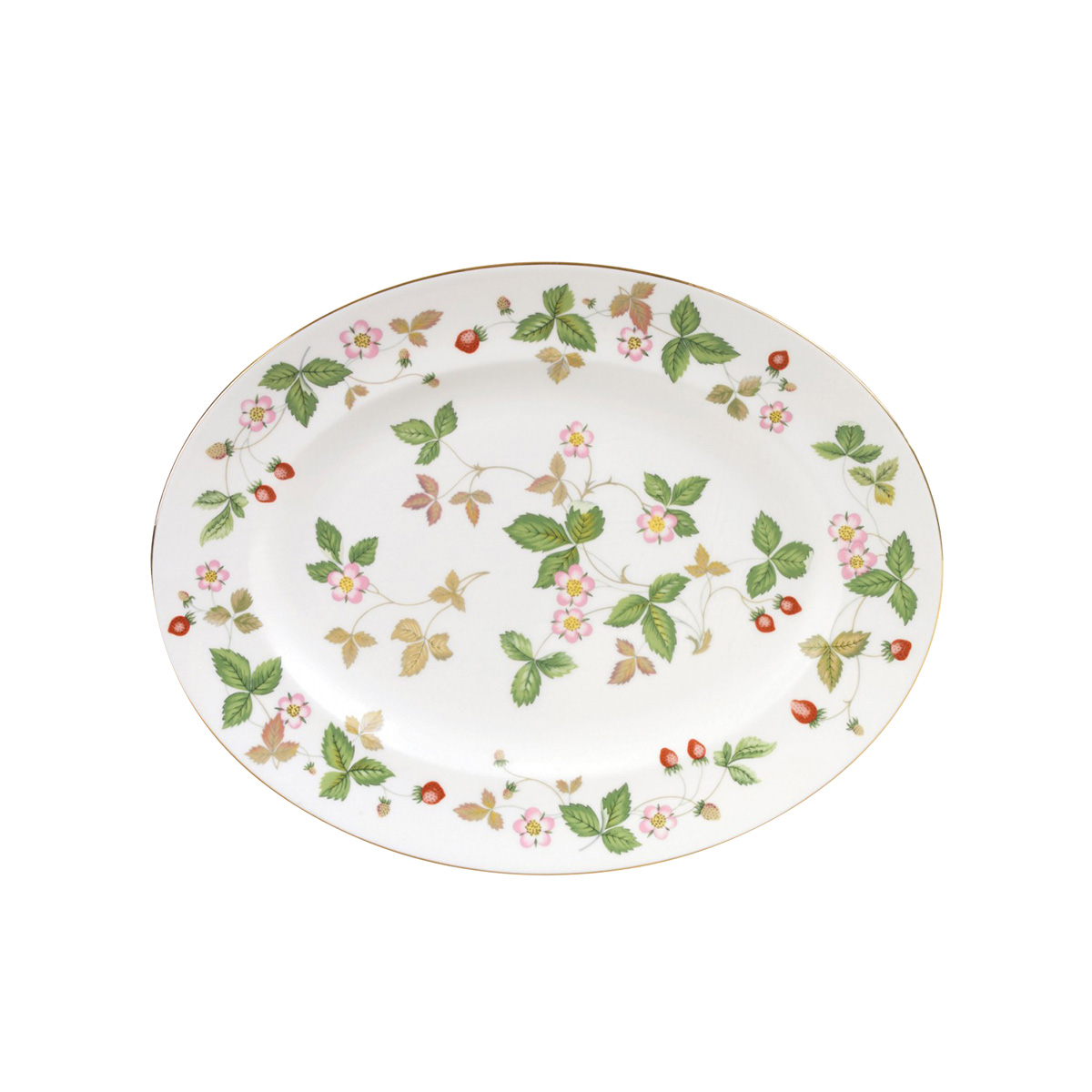 The British Wedgwood Wild Strawberry Wild strawberries ipads porcelain fish dish of rural wind compote