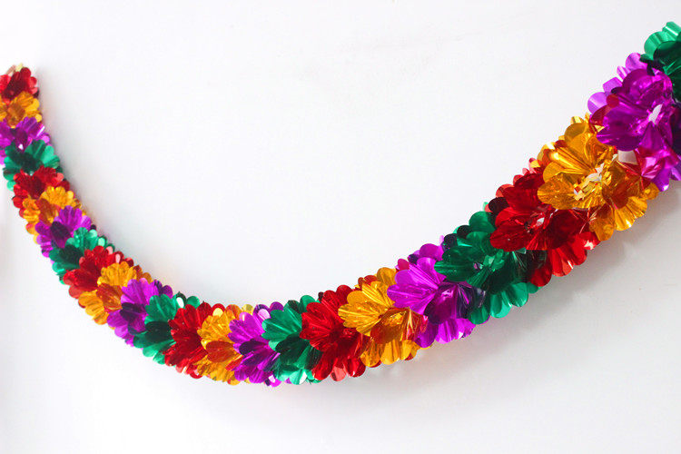 批发婚庆结婚用品 彩色拉花吊篮 婚房装饰道具 活动布置拉喜灯笼