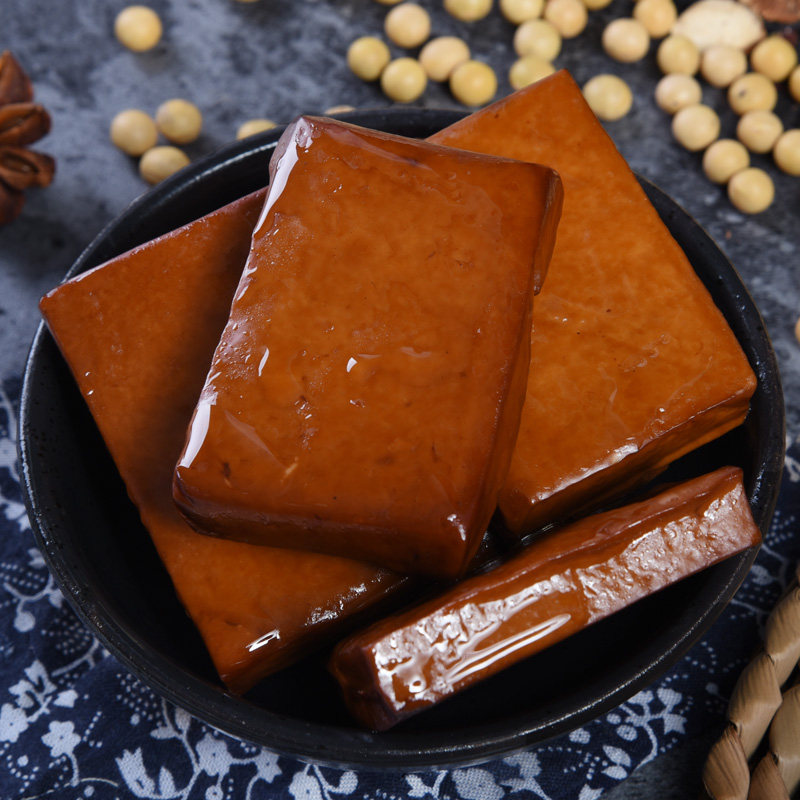 【樊三老豆干麻辣五香豆腐干230g重庆特产爽口厚豆干休闲风味素小吃