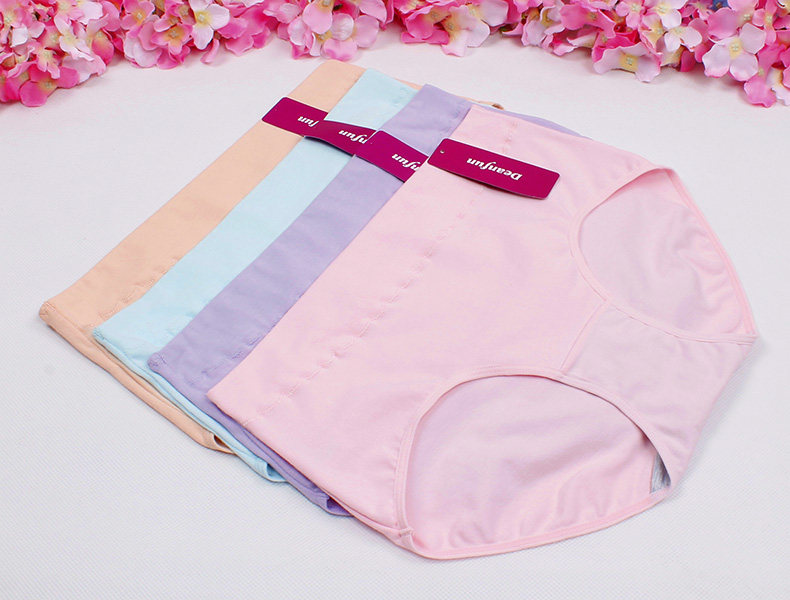 一件代发蝶安芬内裤女士内裤正品纯色棉质内裤柔软透气简约性感弹