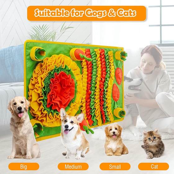 Amazon's new pet training sniffing mat cat and dog interactive foraging toys dog smell sniffing mat pet supplies mat
Amazon's new pet training sniffing mat cat and dog interactive foraging toys dog smell sniffing mat pet supplies mat
