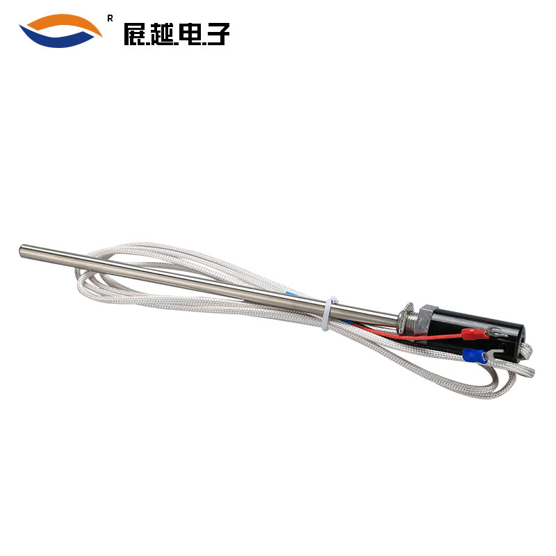 zhanyue pressure spring thermocouple temperature measurement line e type k type 1m 2m 3m 4m temperature sensor temperature control probe