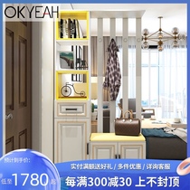 okeyah entrance cabinet hollow partition cabinet living room decoration cabinet custom simple modern hall cabinet closet