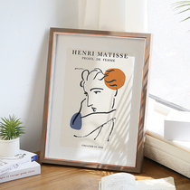 Modern simple A4A3 20 large photo frame mounted picture frame Wall 8 Open 4K puzzle frame frame 16 inch custom-made