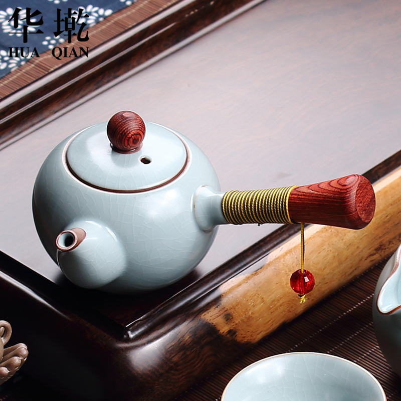 China Qian tea sets your up kung fu tea set a cicada open your porcelain ceramic red teapot teacup of a complete set of gift