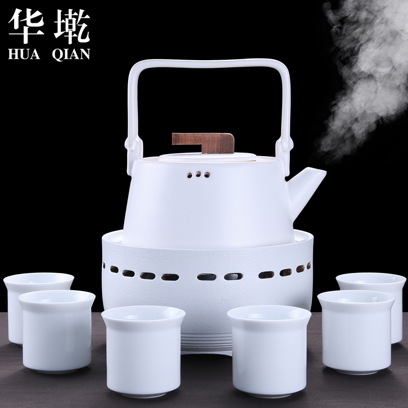 China Qian black pottery TuHu kettle boiling kettle ceramic electric TaoLu teapot tea teapot tea taking