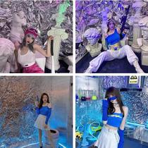 Self-shooting gallery Changing Gallery Internet Red Scene Design Decoration Beat Card Photo electric commercial shooting Scene Design Production