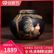 Yixing Taoling pure handmade purple sand tea pot Zhang Xiaoling Dajdali purple sand large Puer ceramic sealing tank