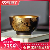 In the Cup the treasure collection level of the Gold Cup Yixing famous lanfu all the best unicorn tea cup boutique Jinzhan single Cup