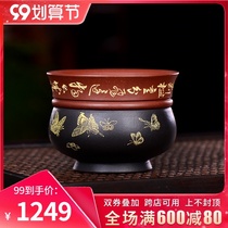 In the Cup the famous master Zhang Xiaoling Master Cup Tao Ling single Cup butterfly tea cup pure handmade powder tea cup