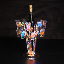 led bar cup holder wine cocktail bullet cup holder KTV colorful beach cup holder Champagne wine luminous wine rack