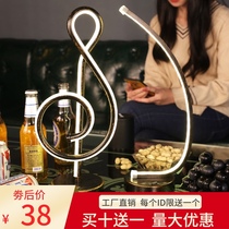 led charging bar lamp creative personality cafe retro nostalgic music bar restaurant clear bar decoration table lamp