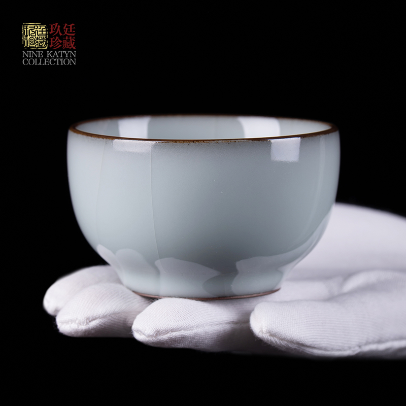 Nine at the jingdezhen up CPU master cup single cup tea set piece of kung fu tea cups sample tea cup for its ehrs personal cup