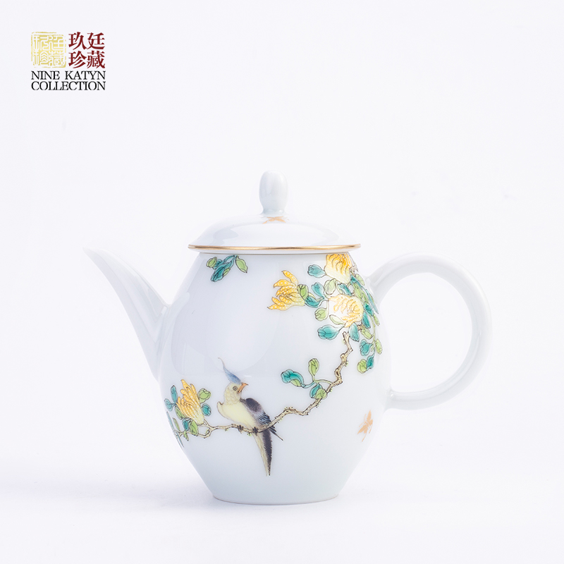 About Nine katyn mini jingdezhen ceramic teapot with small kung fu tea set filter teapot is pot of tea accessories