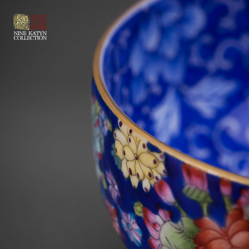 About Nine katyn colored enamel masters cup sample tea cup single CPU jingdezhen ceramic kung fu tea cups with personal single CPU