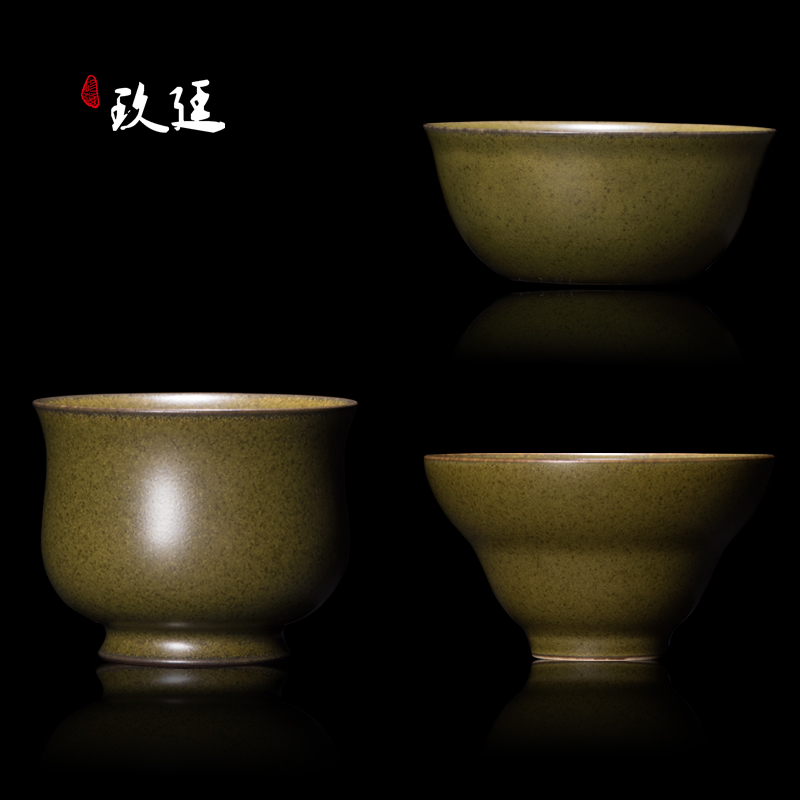 Nine at the jingdezhen ceramic sample tea cup tea cups at the end of the glaze glaze tea master kung fu tea cup single CPU
