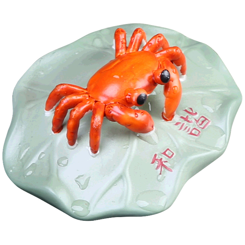 Furnishing articles pet boutique auspicious industry purple color tea to raise crabs mussels animal zen creative ceramics