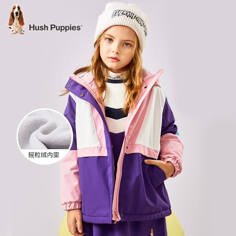 Kids Kids Coat 2021 Fall/Winter New Style Kids Baby Tops Foreign Kids Plus Fleece Trench Coats