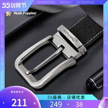 Leisure Step Leather Strap Male Needle Buttoned Head Layer Bull Leather Business Casual Pure Men Genuine Leather Belt Young Tide Mens Pants Strap