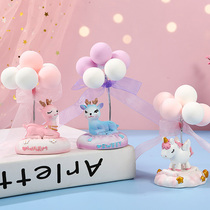 Cute cartoon office mini Children girl jewelry birthday gift small decoration car desk desktop girl heart