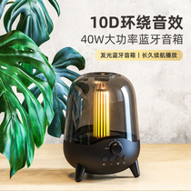 Suitable for Huawei wireless Bluetooth speaker with colorful lights Home with mobile phone mini small new audio high quality gift outdoor portable subwoofer night light table lamp