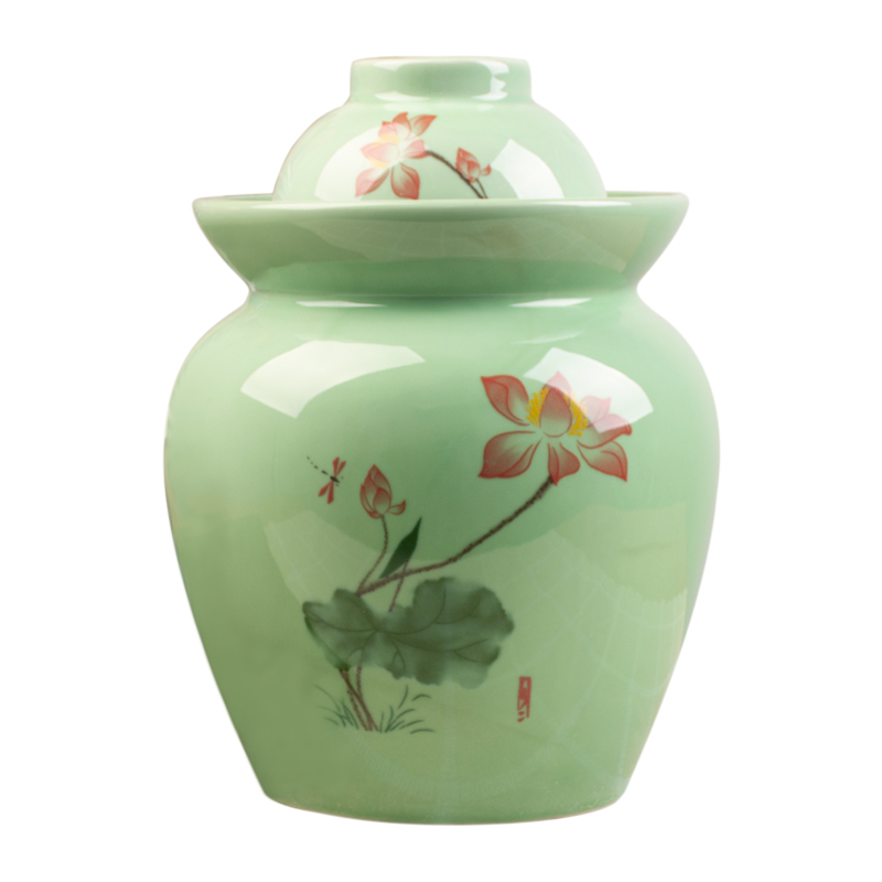 Jingdezhen ceramic household pickles pickles pickles jar sealed storage tank sealing small pickle jar kimchi