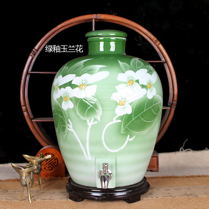 It sealed ceramic liquor jar 10 jins 20 jins 30 jins 50 jins hip mercifully whose home wine bottle