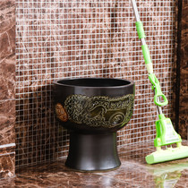 Mop pool household balcony bathroom medium European retro mop basin floor-standing outdoor large sink