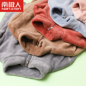 儿童外套新款女童加绒加厚春秋装宝宝秋冬珊瑚绒男童装双面绒上衣
