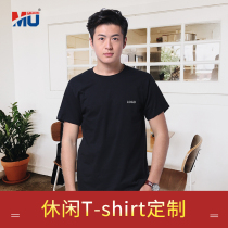 Custom t-shirts work clothes cultural shirts custom diy printed logo short-sleeved clothes classmates party t-shirts to map