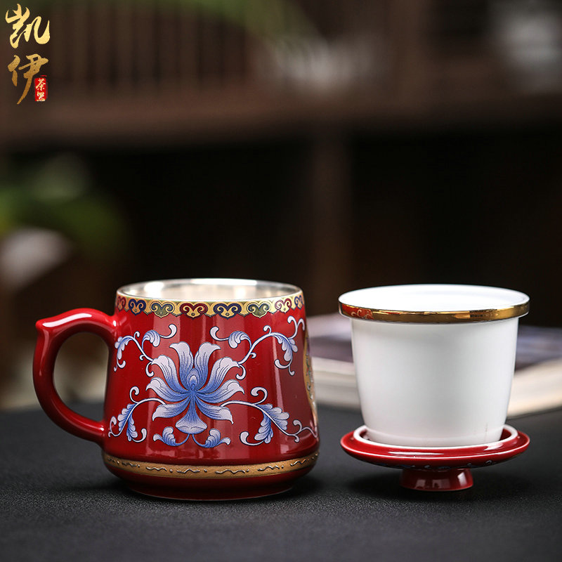 Colored enamel coppering. As 999 silver cup office cup carpet hand grasp filtering cup silver cup silver cup ultimately responds cup