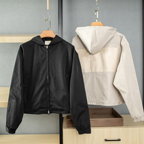 Pure high-end cargo hooded design outdoor Air Force single-force three-dimensional tailored cloak ov loose jacket