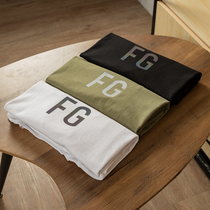 God Season 6 Mens Island Guest 240g 100% Cotton Double Yarn 3M Color Reflective Print T-Shirt Round Neck T-Shirt