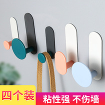 Creative hook Strong viscose wall-mounted wall hangers Punch-free door rear clothes hook Clothes hook Wall sticky hook