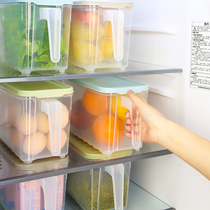 Refrigerator storage box Drawer type egg fruit plastic frozen large-capacity food-grade fresh-keeping kitchen storage special
