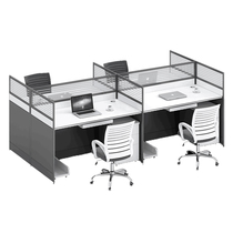 Staff desk 4 6 8 people working position Simple modern screen card seat Office desk and chair combination office furniture