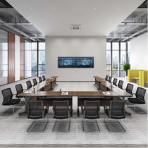 Folding table and chair combination Long table Training desk Student tutoring table Mobile splicing conference table Flip table