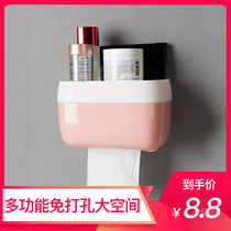 Tissue box toilet toilet paper box creative bedroom paper box toilet paper rack storage box