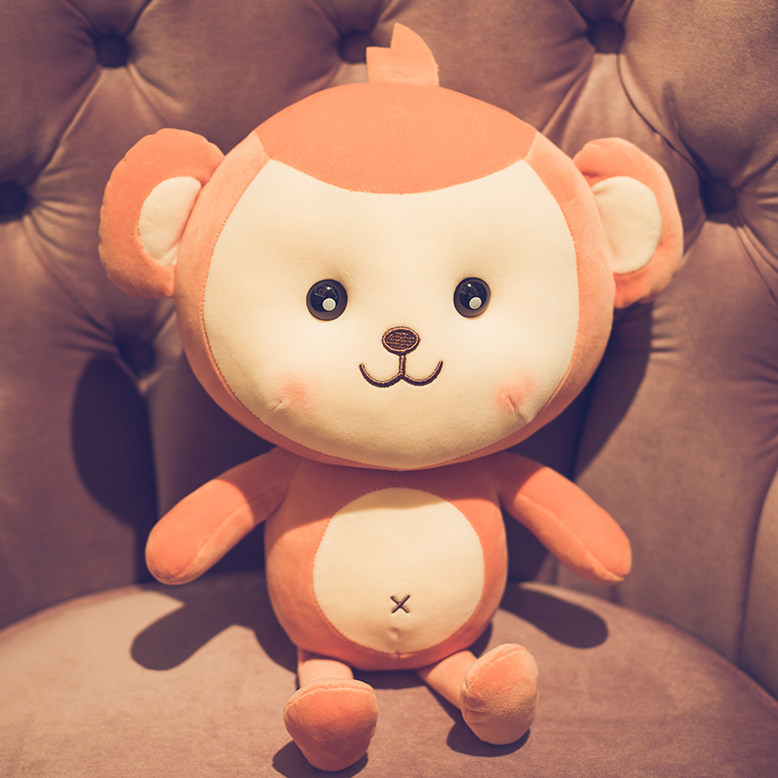 毛绒玩具小猴子公仔可爱布偶洋娃娃玩偶睡觉大号抱枕女孩生日礼物