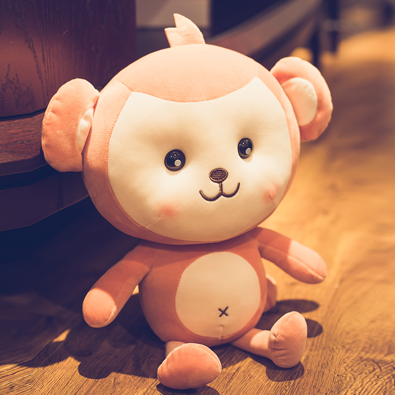 毛绒玩具小猴子公仔可爱布偶洋娃娃玩偶睡觉大号抱枕女孩生日礼物