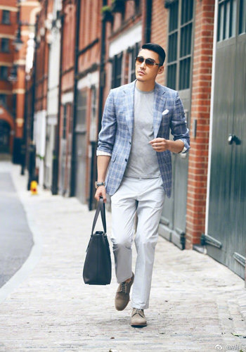 胡兵伦敦行 跟着他get几招暴击眼球的搭配