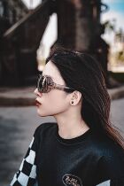 StrongCustomStudio Taiwan bladerider motorcycle discoloration riding goggles unisex