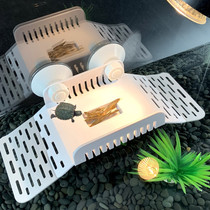 Turtle tank basking table Floating island Suction cup basking table Climbing deep water basking table Pet turtle basking island basking back water and land cylinder climbing table