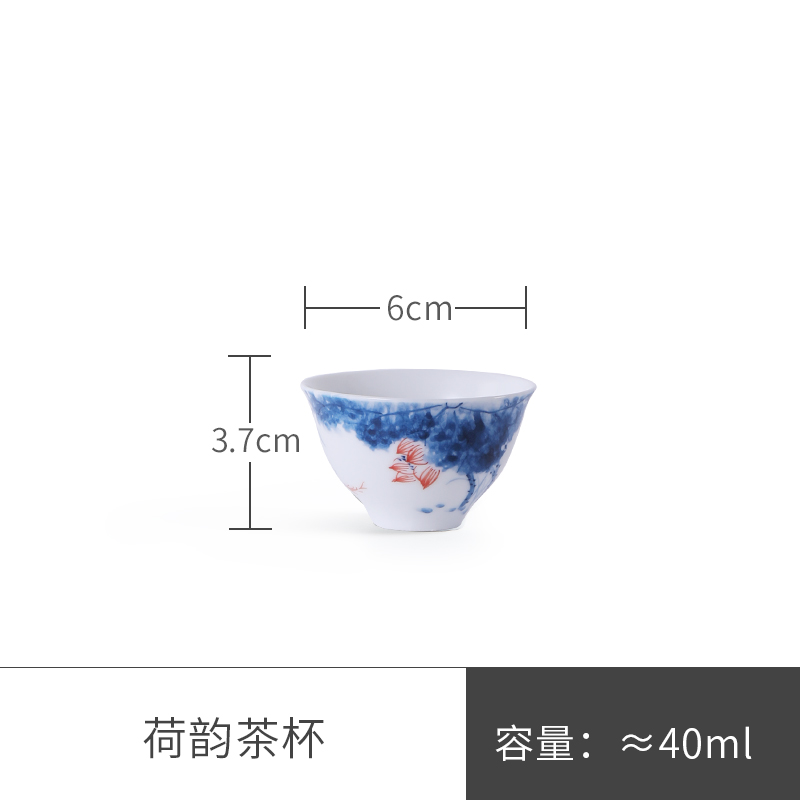 Qiu time ceramic kung fu masters cup sample tea cup white porcelain cups hand - made lotus single cup bowl tea tea