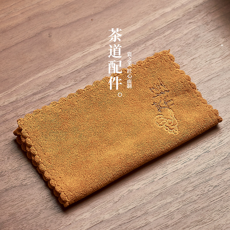 The high time kung fu tea tea tray tea accessories bibulous tea towel cloth towel cloth thickening antependium household contracted