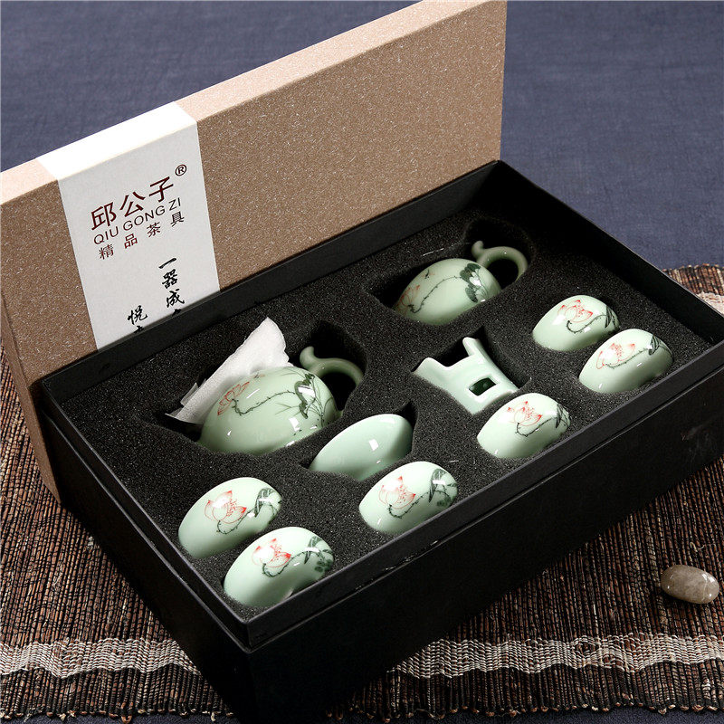 The high time kung fu tea cup lid bowl tea wash to special gift packing box contains no tea